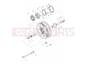 Triumph 2026 Tiger 1200 GT Explorer from AV5527
 Rear Wheel