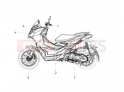 APRILIA SR GT 200 (EU) Decal