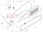 PIAGGIO Beverly 400 25° Anniversario (EU) Complete wear and maintenance kit