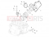 PIAGGIO Beverly 400 Classic-Sport (EU) Throttle body - Injector - Induction joint