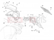 PIAGGIO Liberty 50 (EU) Rear cover - Splash guard