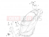PIAGGIO Liberty 50 (EU) Remote control switches - Battery - Horn