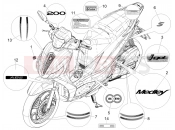 PIAGGIO Medley 200 (EU) Plates - Emblems