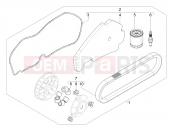 PIAGGIO MP3 310 Sport E5+ (EU) Complete wear and maintenance kit