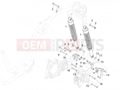 PIAGGIO MP3 310 Sport E5+ (EU) Rear suspension - Shock absorber/s