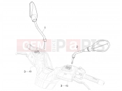 PIAGGIO MP3 MAXI 530 HPE E5+ Exclusive (EU) Driving mirror/s