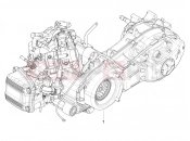 PIAGGIO MP3 MAXI 530 HPE E5+ Exclusive (EU) Engine assembly