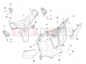 PIAGGIO MP3 MAXI 530 HPE E5+ Exclusive (EU) Front glove-box - Knee-guard panel
