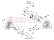 PIAGGIO MP3 MAXI 530 HPE E5+ Exclusive (EU) Front wheel