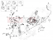PIAGGIO MP3 MAXI 530 HPE E5+ Exclusive (EU) Main cable harness