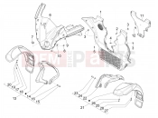PIAGGIO MP3 MAXI 530 HPE E5+ Exclusive (EU) Wheel huosing - Mudguard