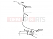 PIAGGIO Typhoon 50 4T E2 (CA, US) Brakes pipes - Calipers