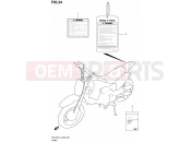 SUZUKI DR-Z70 L4 (2014) (E03,E28,E33) 34 - LABEL