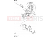 SUZUKI DR-Z70 L4 (2014) (E03,E28,E33) 37 - FRONT WHEEL
