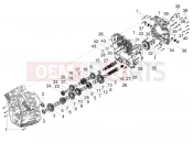 MOTOGUZZI Stelvio (EU) Gear box - Gear assembly