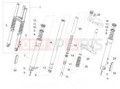 MOTOGUZZI V7 Stone 850 (EU) Front fork Kaifa