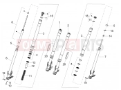 MOTOGUZZI V85 TT Strada (EU) Front fork Kayaba