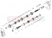 MOTOGUZZI V85 TT Strada (EU) Gear box - Gear assembly