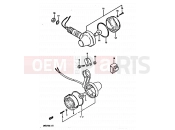 SUZUKI DR125S E (1984) 25 - TURN SIGNAL LAMP (E02)