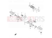 SUZUKI DR125SE R (1994) (E04) 28 - FOOTREST