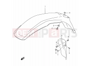 SUZUKI DR125SE R (1994) (E04) 33 - FRONT FENDER (MODEL R/S/T/V/W)