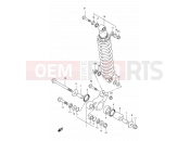 SUZUKI DR125SE R (1994) (E04) 46 - REAR CUSHION LEVER