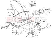 DUCATI 1991 Supersport 750 SS SWING ARM DM 006007 » SWING ARM