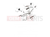 Handlebars, Upper Yoke & Mirrors - Triumph TF250-C 2025