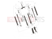 Front Forks & Lower Yoke - Triumph TF250-C 2026