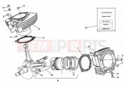 DUCATI 1991 Supersport 750 SS CYLINDER - PISTON » ENGINE CASE