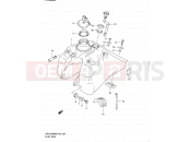 SUZUKI DR125SM K9 (2009) (E02) 34 - FUEL TANK