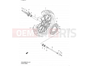 SUZUKI DR125SM K9 (2009) (E02) 47 - FRONT WHEEL