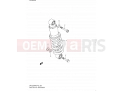 SUZUKI DR125SM K9 (2009) (E02) 51 - REAR SHOCK ABSORBER