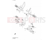 SUZUKI DR125SM K9 (2009) (E19) 32 - FOOTREST