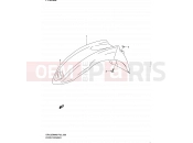 SUZUKI DR125SM K9 (2009) (E19) 38 - FRONT FENDER