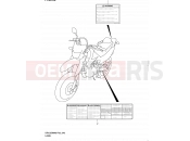 SUZUKI DR125SM K9 (2009) (E19) 43 - LABEL