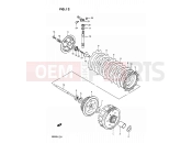 SUZUKI DR200 H (1987) 12 - CLUTCH