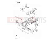 SUZUKI DR200 H (1987) 46 - REAR SWINGING ARM