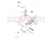 SUZUKI DR200 J (1988) 29A - FUEL TANK (MODEL J/K/M)