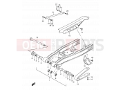 SUZUKI DR200SE S (1995) 44 - REAR SWINGING ARM