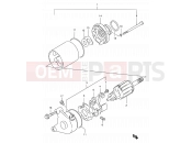SUZUKI DR200SE V (1997) 16 - STARTING MOTOR