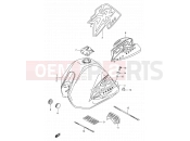 SUZUKI DR200SE W (1998) 29A - FUEL TANK (MODEL W/X/Y)