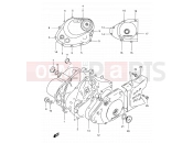 SUZUKI DR200SE X (1999) 4 - CRANKCASE COVER