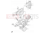 SUZUKI DR200SE K1 (2001) (E03,E28,E33) 1A - CYLINDER HEAD