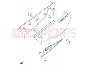 SUZUKI DR200SE K1 (2001) (E03,E28,E33) 32 - FRAME COVER