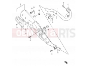SUZUKI DR200SE K1 (2001) (E24) 11 - MUFFLER (MODEL K1)