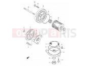 SUZUKI DR200SE K1 (2001) (E24) 12 - OIL PUMP