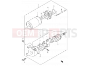 SUZUKI DR200SE K1 (2001) (E24) 16 - STARTING MOTOR (MODEL K1)