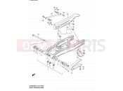 SUZUKI DR200SE K1 (2001) (E24) 44A - REAR SWINGING ARM (MODEL K2/K3/K4/K5 E06,E24)