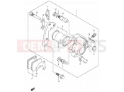 SUZUKI DR200SE K1 (2001) (E24) 42A - FRONT CALIPER (MODEL K2/K3/K4/K5 E06,E24)